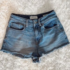High-Waisted Jean Shorts